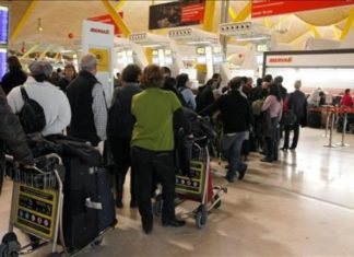 Cerrado todo el espacio aéreo español salvo el de Andalucía