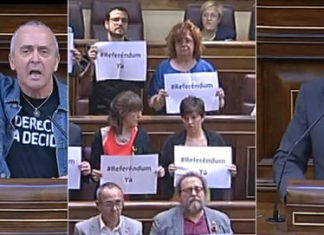 El debate de la abdicación permite el circo de la extrema izquierda