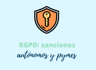 RGPD: sanciones para autónomos y pymes